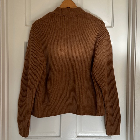 Uniqlo U Brown Wool Cardigan - Picture 3 of 5